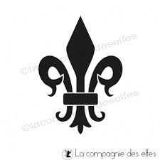 fleur de LYS tampon nm